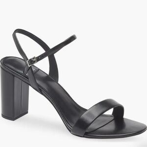 Jeffrey Campbell Black Strappy Block Heel Sandals
